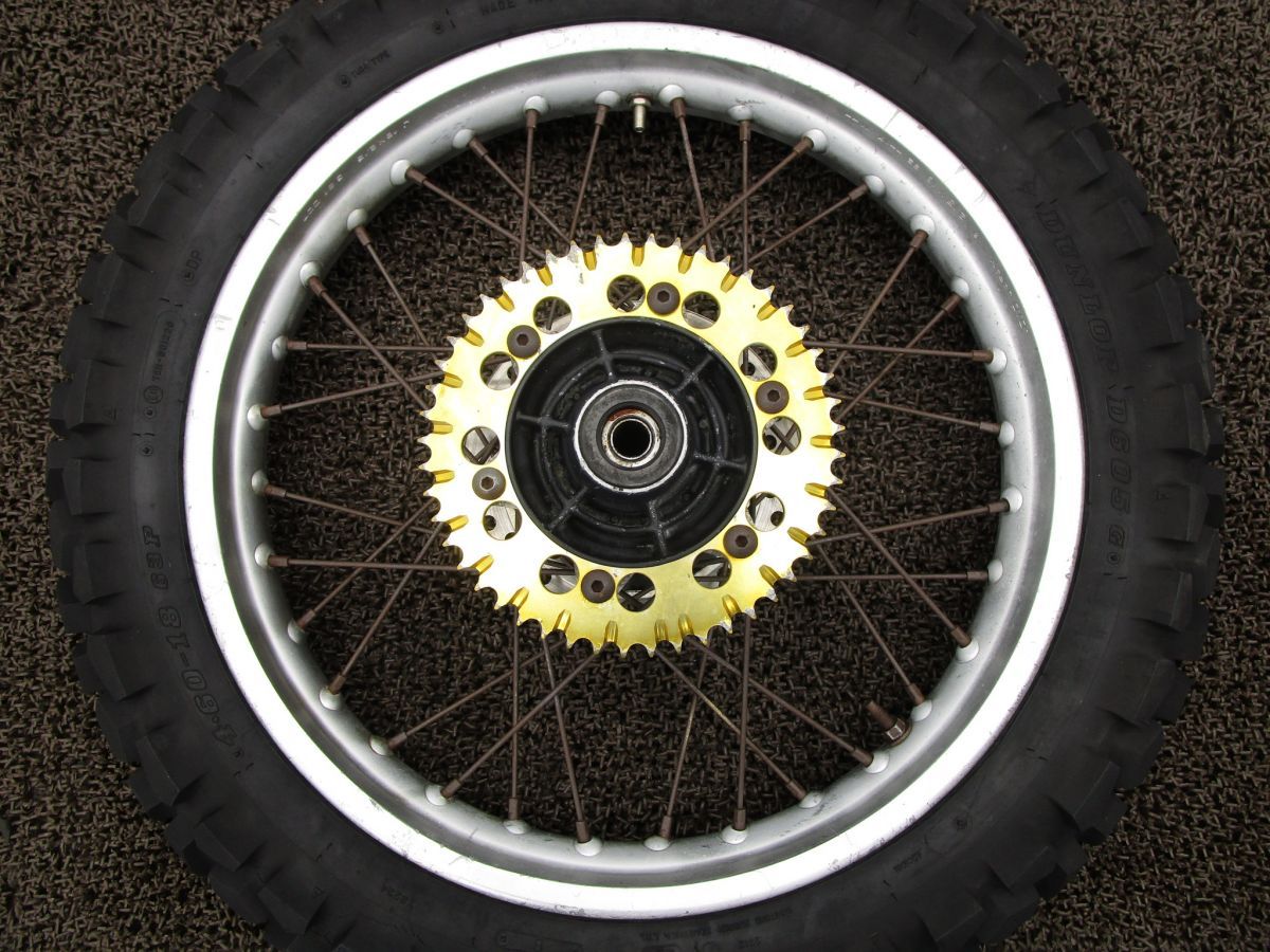 XLR250R リアホイール AFAM製 スプロケット ディスク □A6591 MD22 ホンダ MD17E キャブ車 XLR250R-4