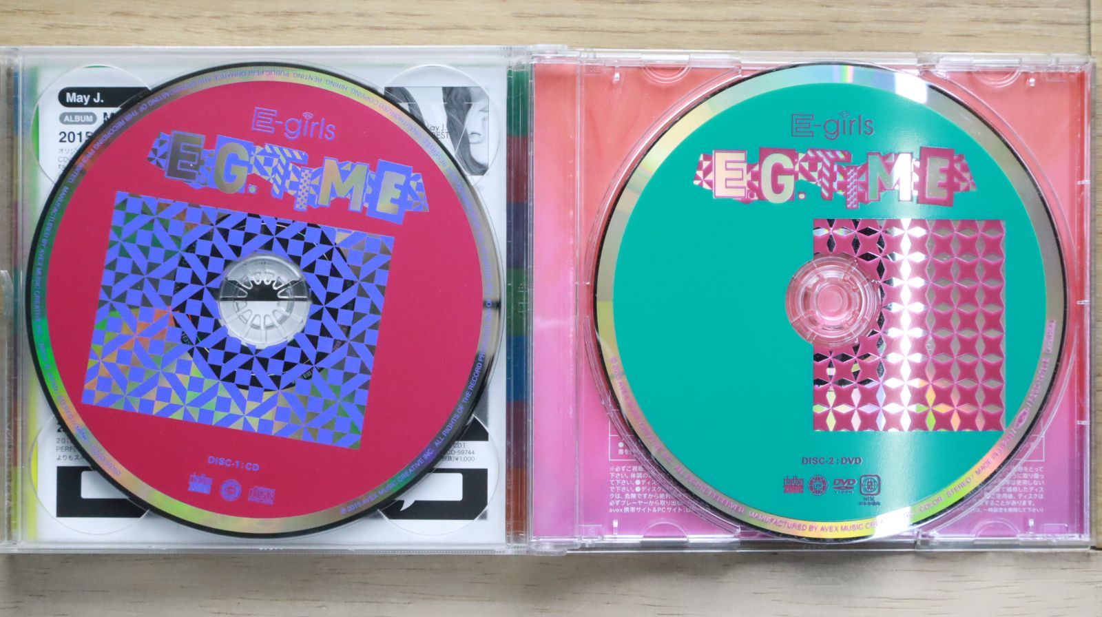 国内盤CD☆イー・ガールズ/E-girls□ E.G. TIME (CD2枚組+DVD