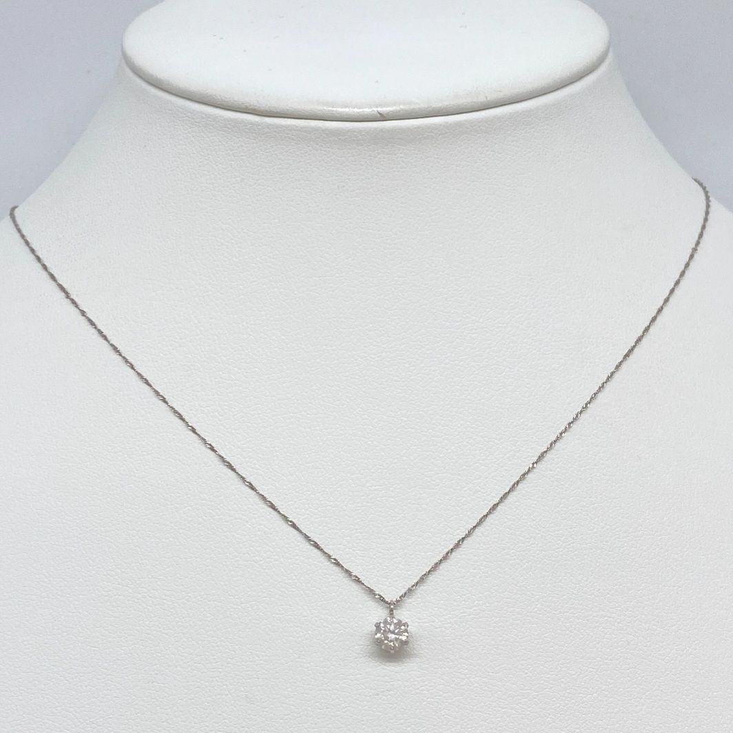 ✨【美品】プラチナ900/ 850天然ダイヤモンド0.50ct 輝く