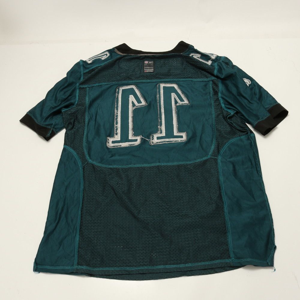 ナイキ アメフト NFL EAGLES イーグルス ユニフォーム WENTZ カーソン・ウェンツ 選手 17番 半袖 Tシャツ ERM 0704-R9【中古】