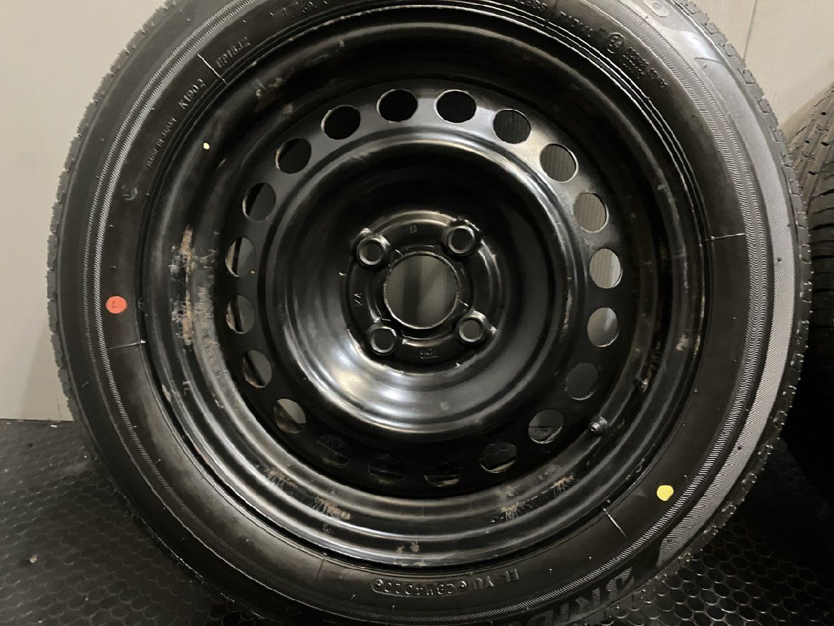 タイヤ未走行に近い【BS ECOPIA EP150 175/65R15】夏タイヤ【スチール 