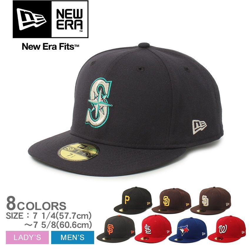 ニューエラ 帽子 レディース メンズ ACPERF 59FIFTY NEW ERA カラー:08.ナショナルズレッド  品番：2612-0048