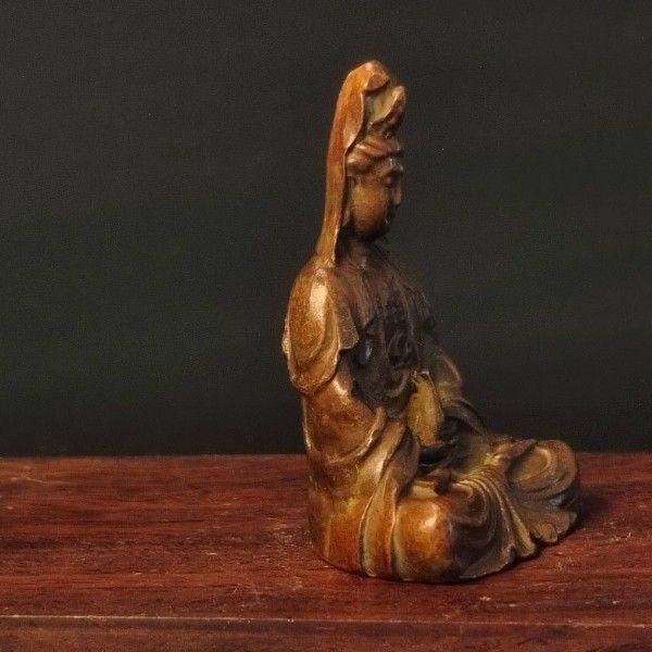 仏教美術 中国  仏像  小仏像 銅製 銅器 仏教美術 中国 仏像 水月観音 小仏像 銅製 銅器 - メルカリ