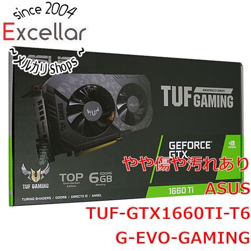 [bn:5] ASUSグラボ　TUF-GTX1660TI-T6G-EVO-GAMING　PCIExp 6GB 元箱あり