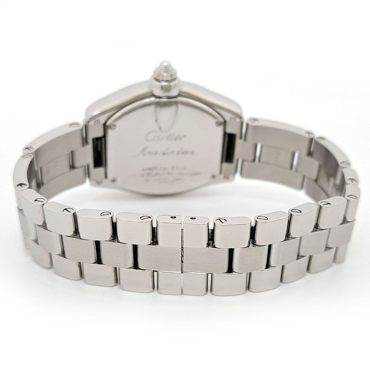 Cartier ロードスター SM（クォーツ）のベルトコマ ① カルティエ ロードスターSM W62016V3 クオーツ ステンレス