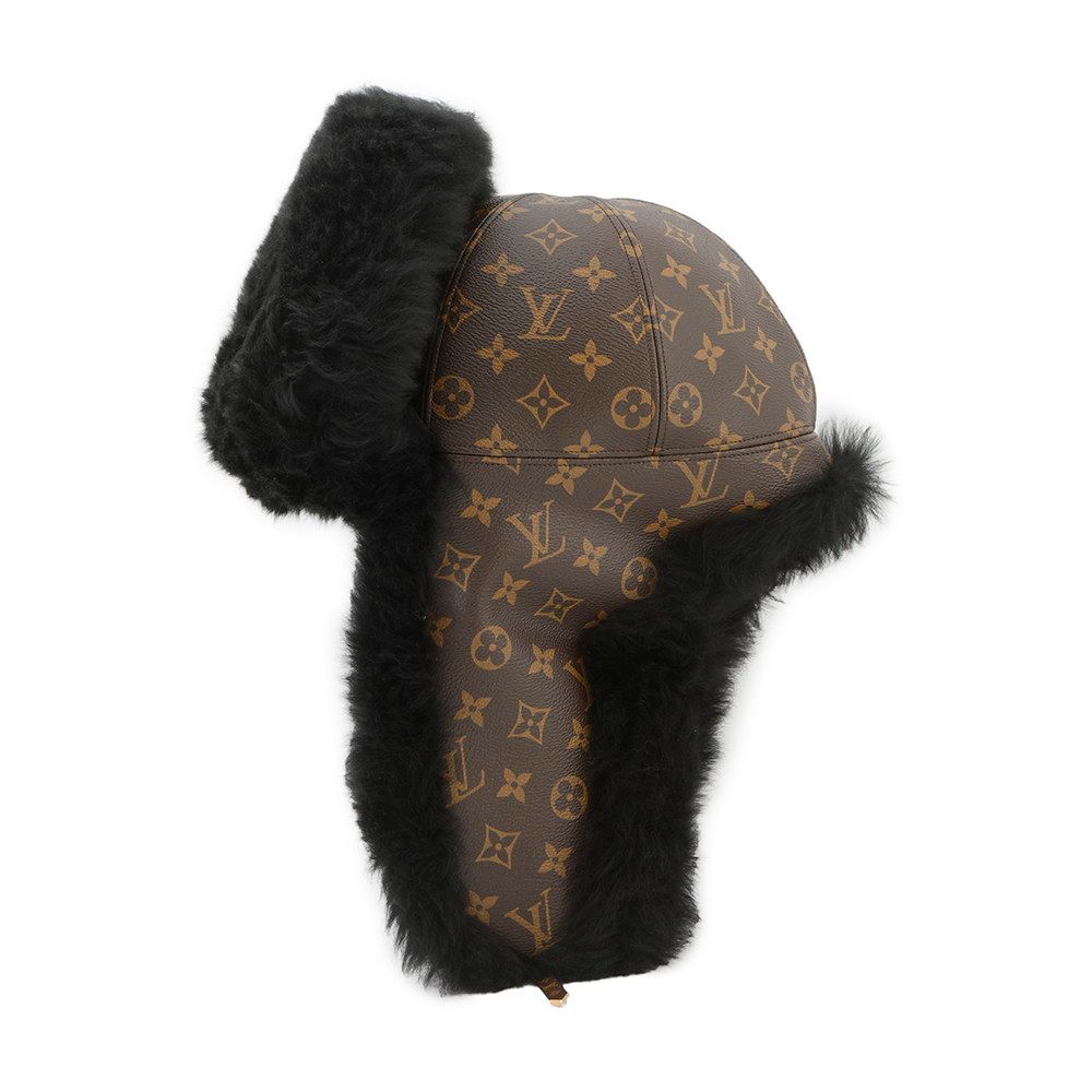 ルイヴィトン チャプカ モノグラム ラムファー MP1830 LOUIS VUITTON 帽子
