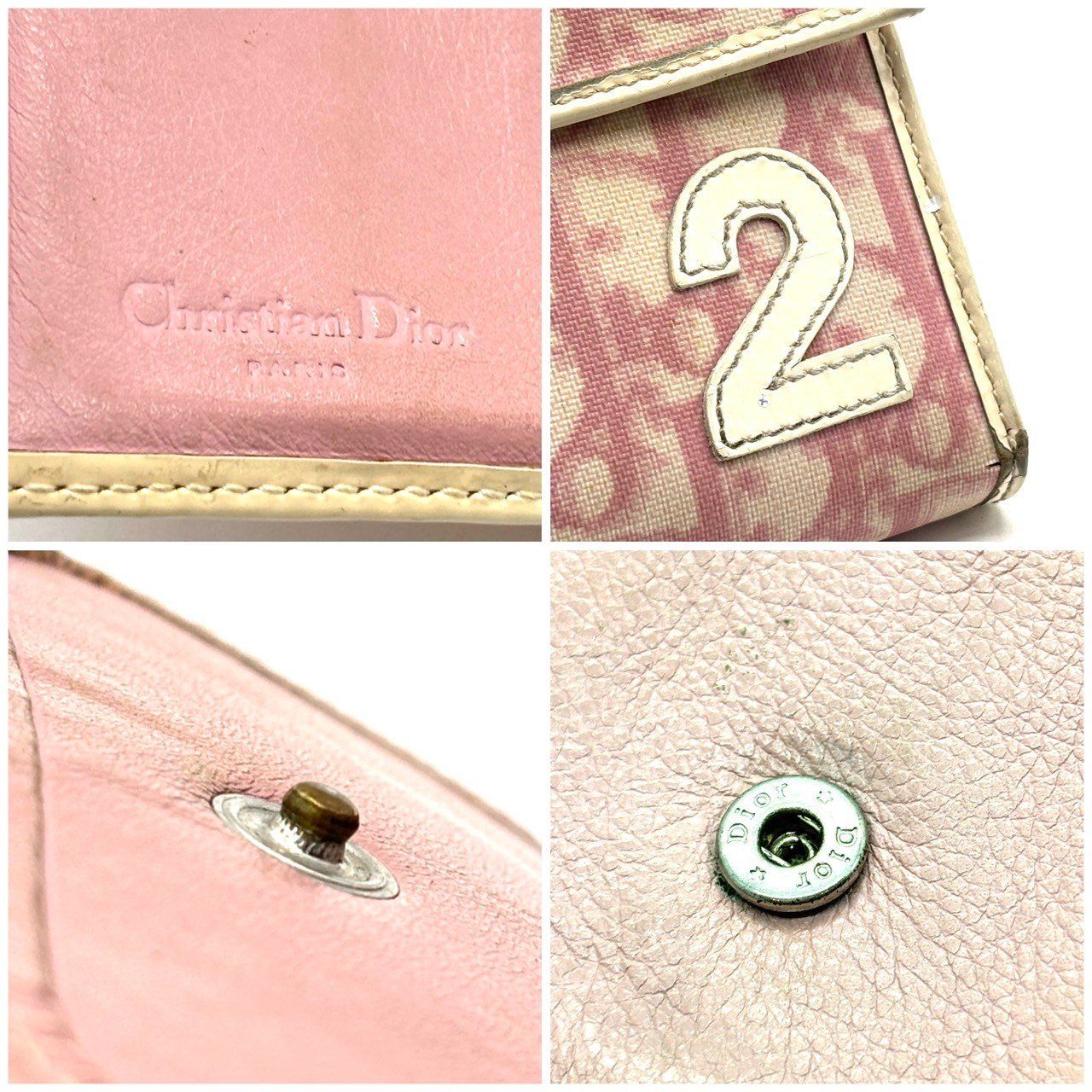 クリスチャンディオール 折り財布 トロッター 2 総柄 PVC Christian Dior(クリスチャンディオール) / トロッター/2つ折り