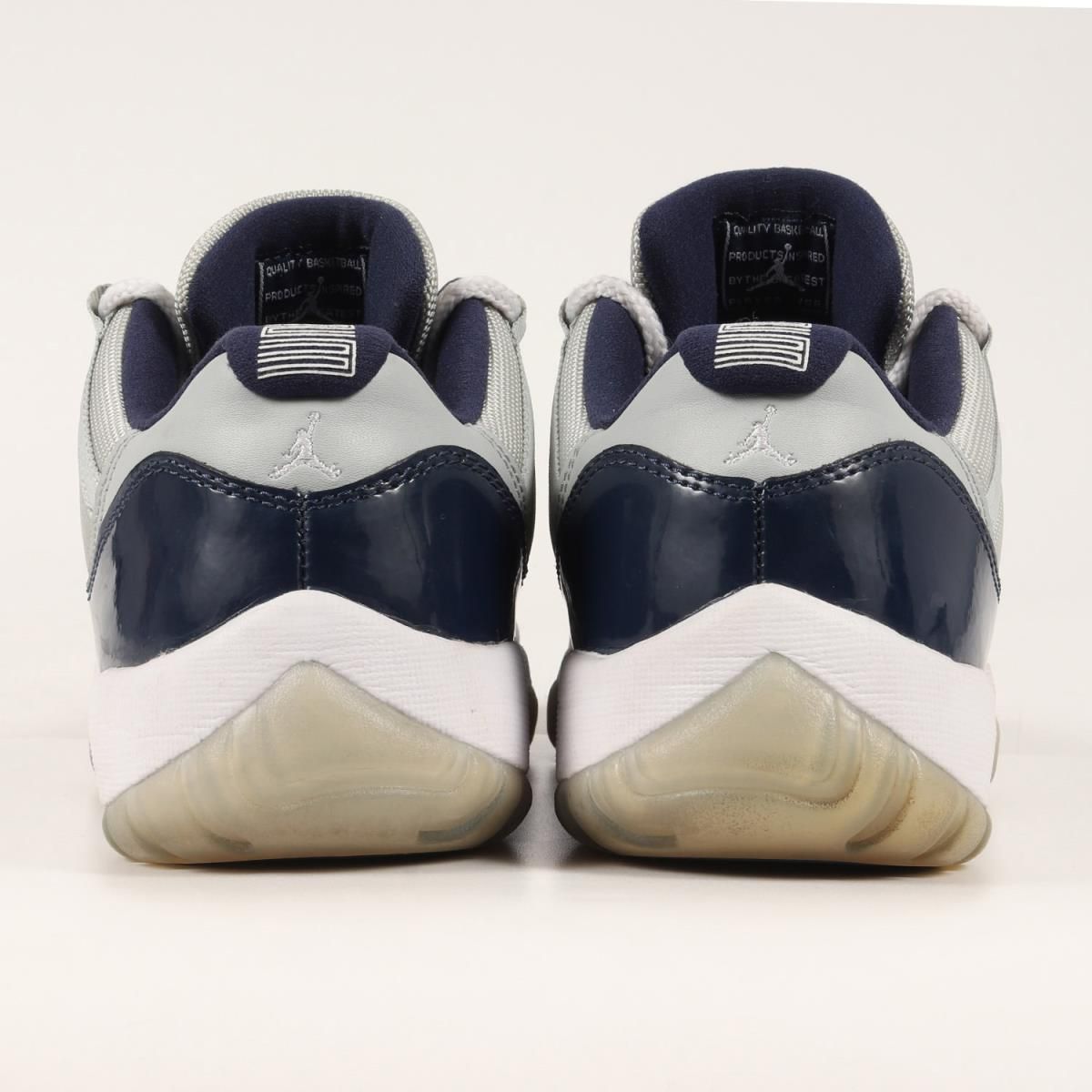 NIKE ナイキ AIR JORDAN 11 RETRO LOW GEORGETOWN (528895-007) エア ジョーダン 11 ロー  ジョージタウン グレー ミッドナイトネイビー サイズ：US8 26.0cm スニーカー【メンズ】【中古】