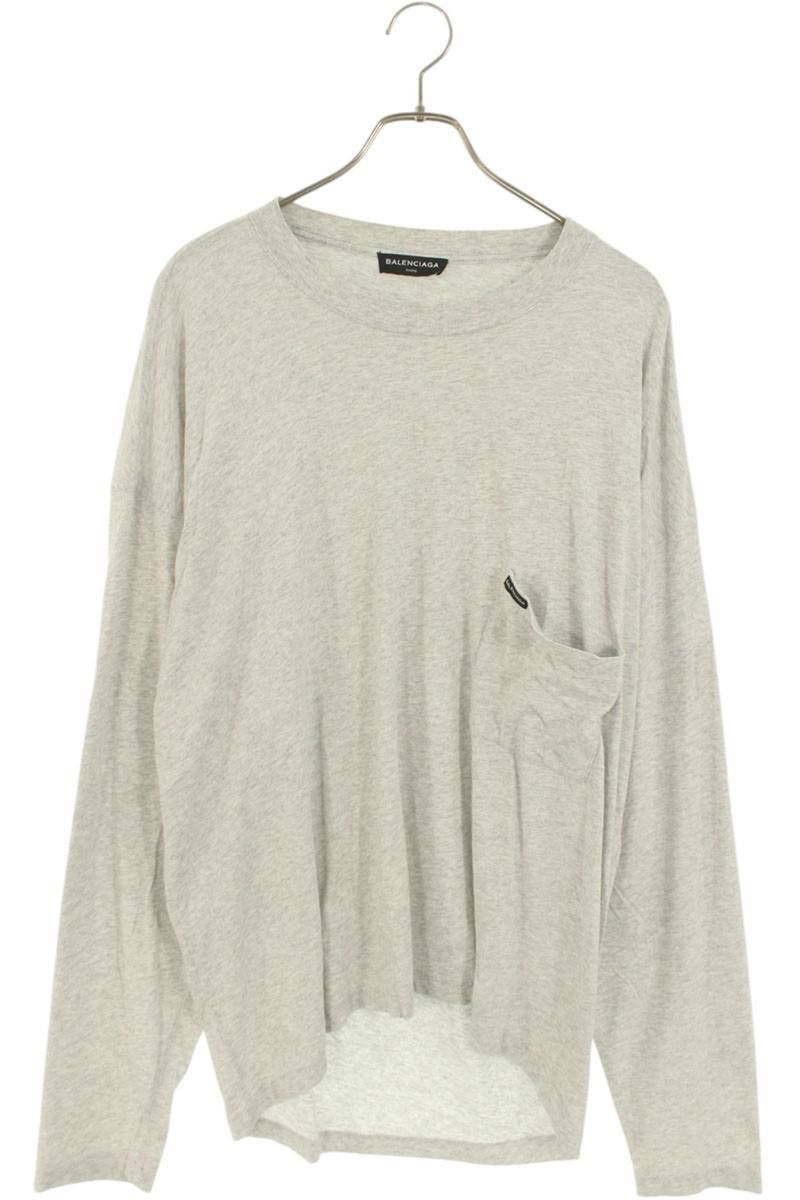 バレンシア　長袖 バレンシアガ 508211 TUK18 胸ポケット長袖カットソー メンズ XS