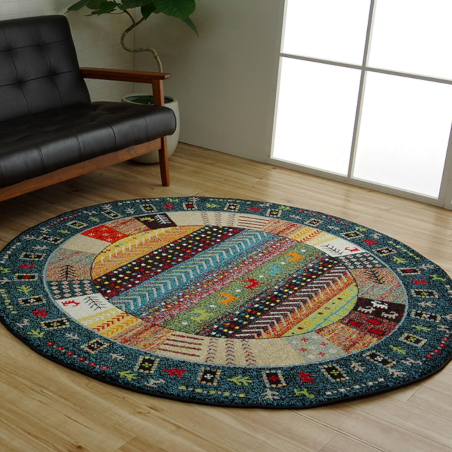 モロッコのキリムラグ MARU15-6) モロッコ トライバルラグ キリム