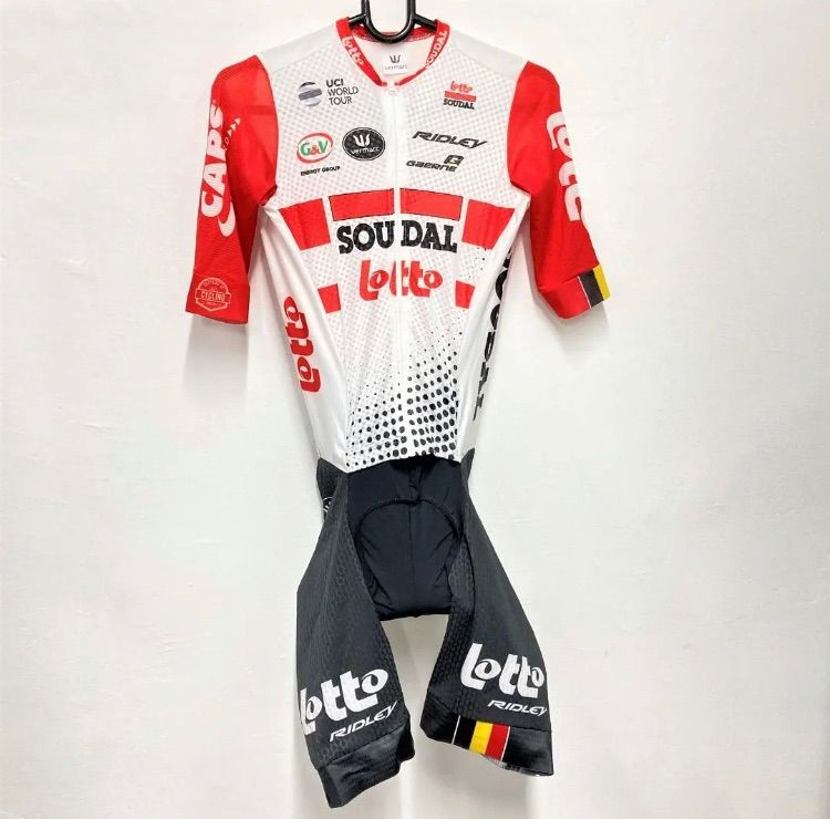 選手支給品 ロットソウダル LottoSoudal スキンスーツ ロットスーダル