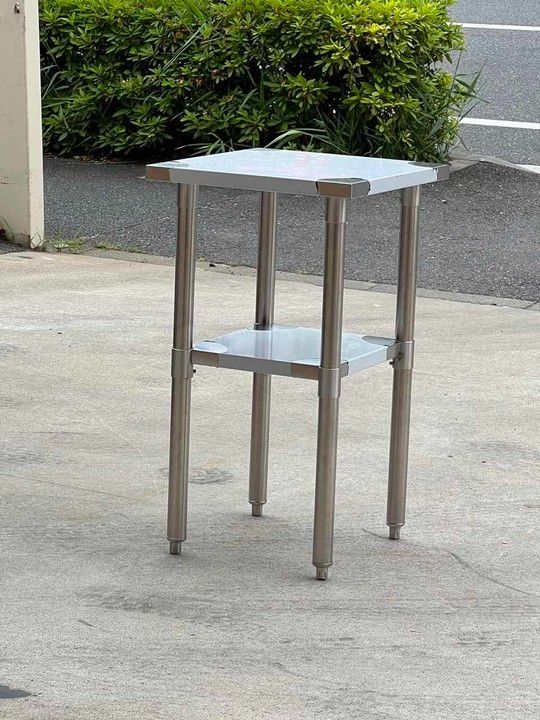 ステンレス棚 厨房 業務用 2段 W600×D600×H1220mm ① ステンレス棚 厨房 業務用 2段 W600×D600×H1220mm ①