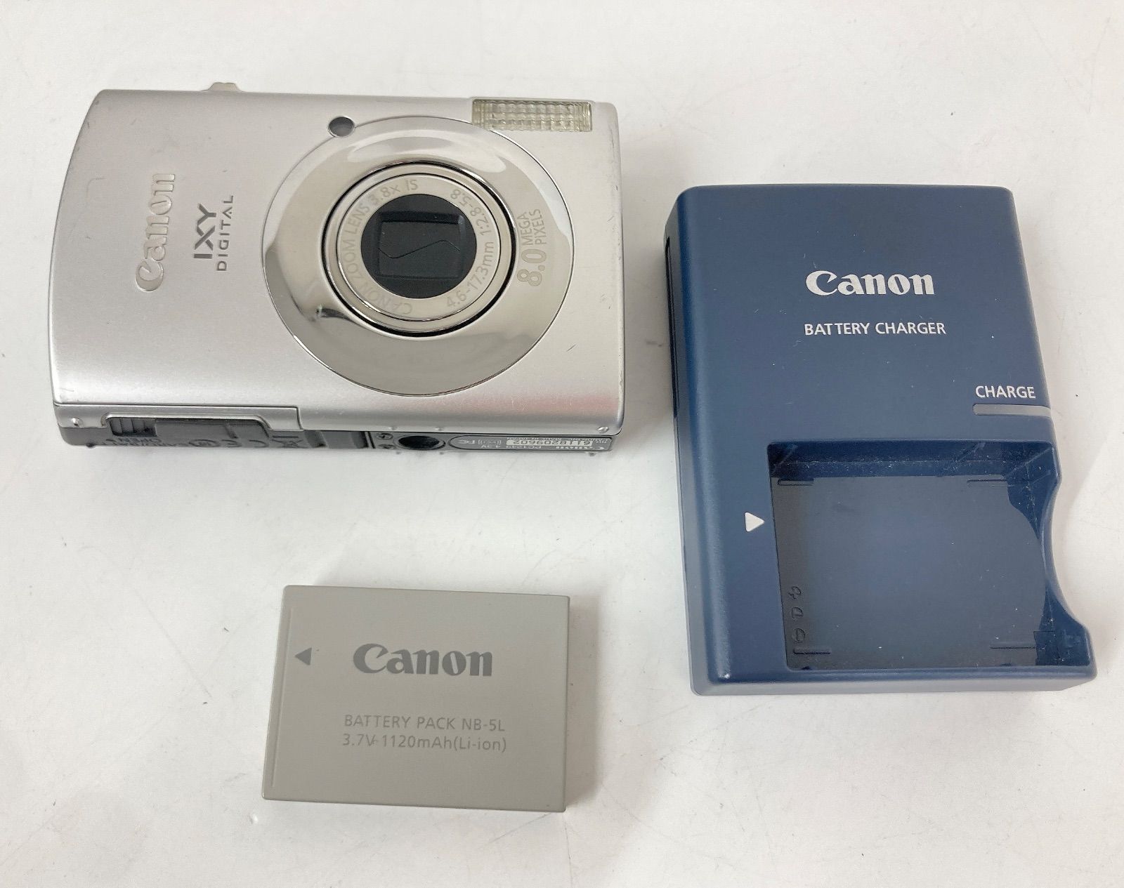通電確認済み Canon IXY DIGITAL 910 IS PC1249 充電器付き【カメラ 