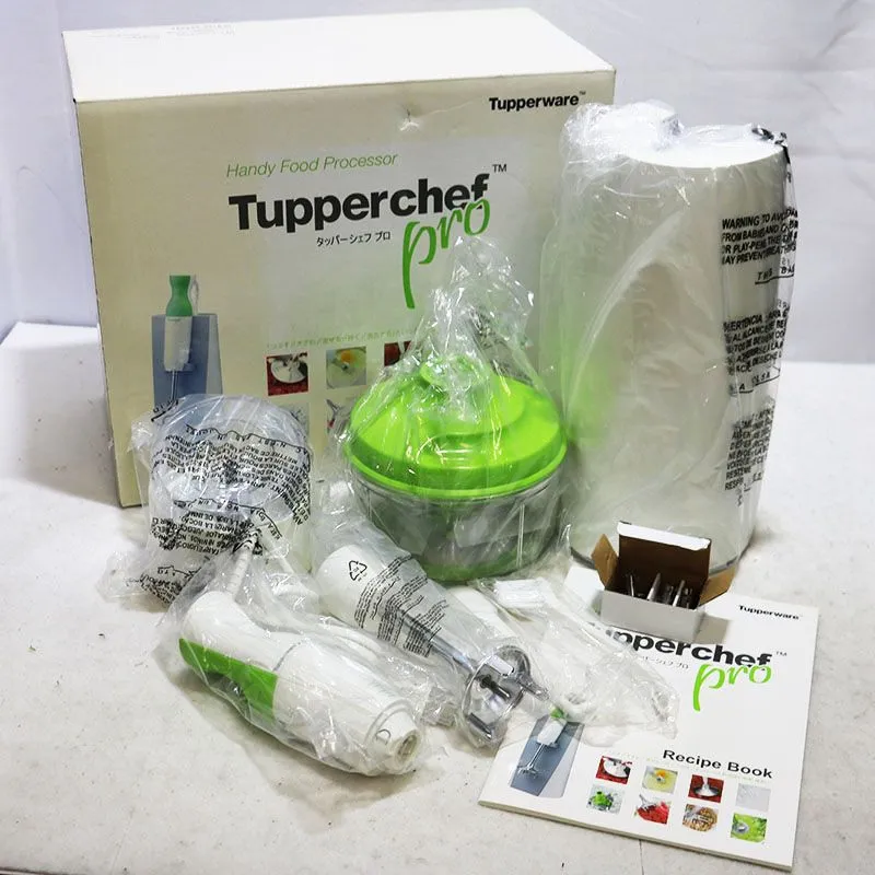 ☆未使用☆ タッパーシェフプロ タッパーウェア ハンドミキサー ジューサー ☆未使用☆ タッパーシェフプロ タッパーウェア ハンドミキサー