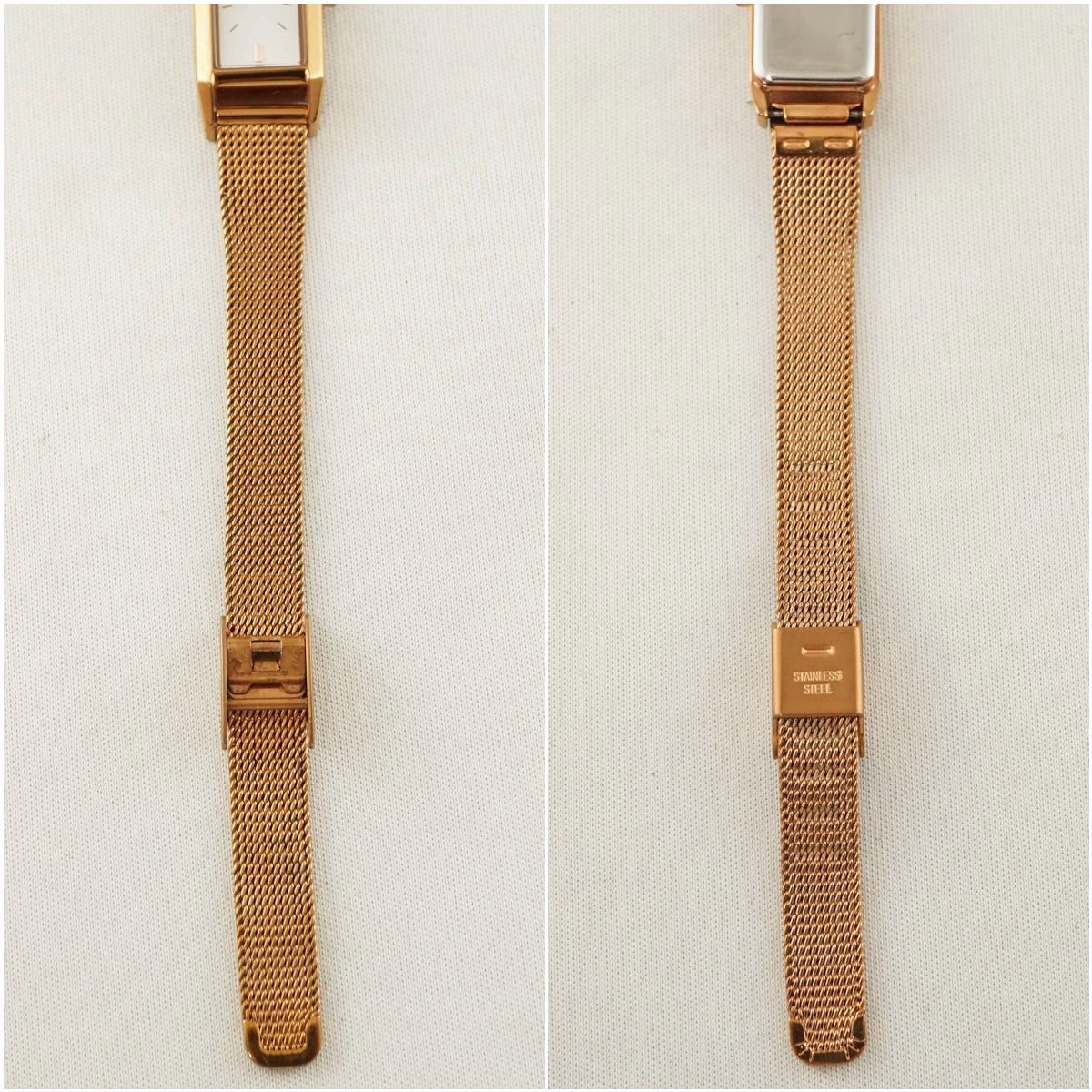 ete エテ 腕時計 USED美品 レクタングルフェイス ウォッチ