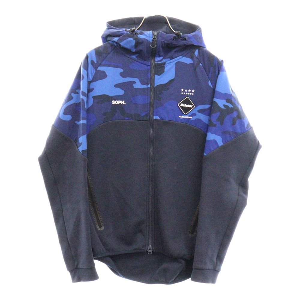 F.C.R.B./F.C.Real Bristol/FCRB (エフシーアールビー/エフシーレアルブリストル) 21AW VENTILATION  HOODIE ベンチレーションフーディー カモフラージュ切替 ジップアップパーカー FCRB-212061 - メルカリ