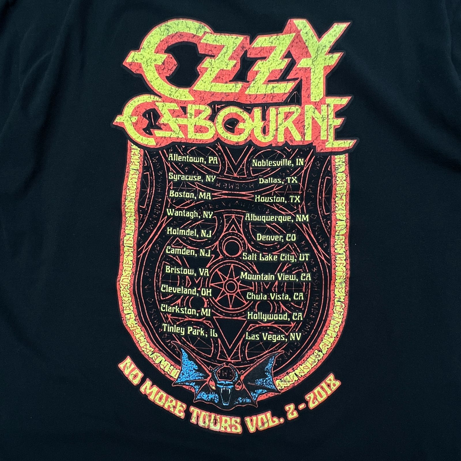 Ozzy Osbourne オジーオズボーン　ノーモアツアーズ2 Tシャツ Amazon | Ozzy Osbourne – No More Tours 2 Tシャツ | Tシャツ