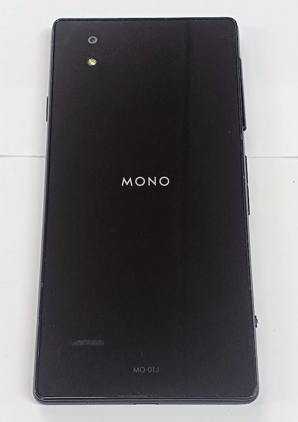 新品未使用！ドコモ MONO MO-01J ブラック ムスビー｜【SIMフリー】ZTE MONO MO-01J ブラック 利用制限