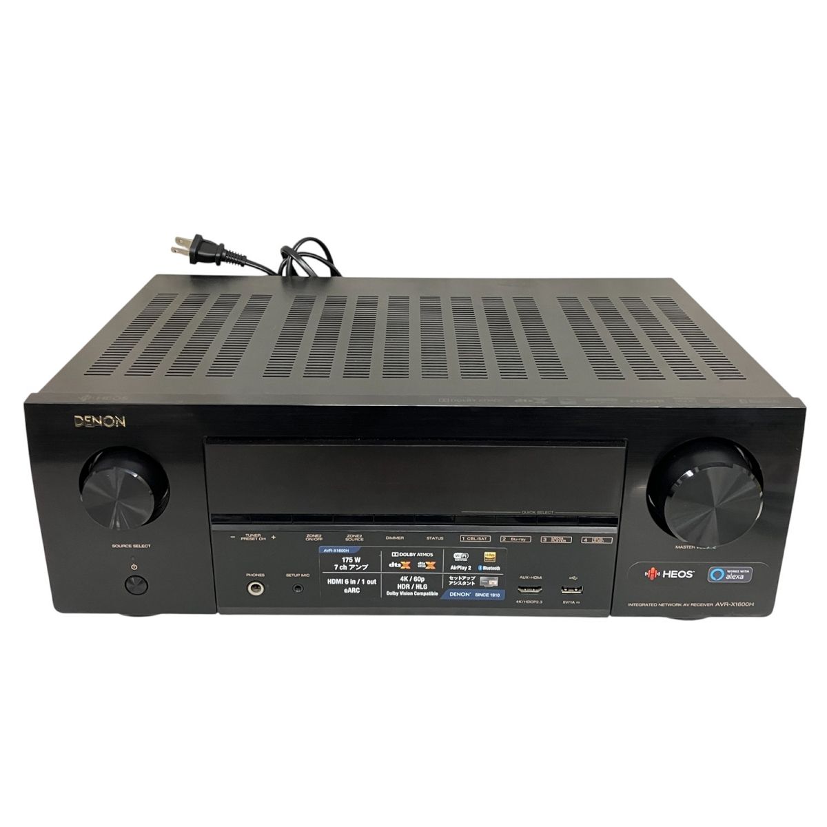 DENON AVR-X1600H AVアンプ サラウンドレシーバー デノン 2020年