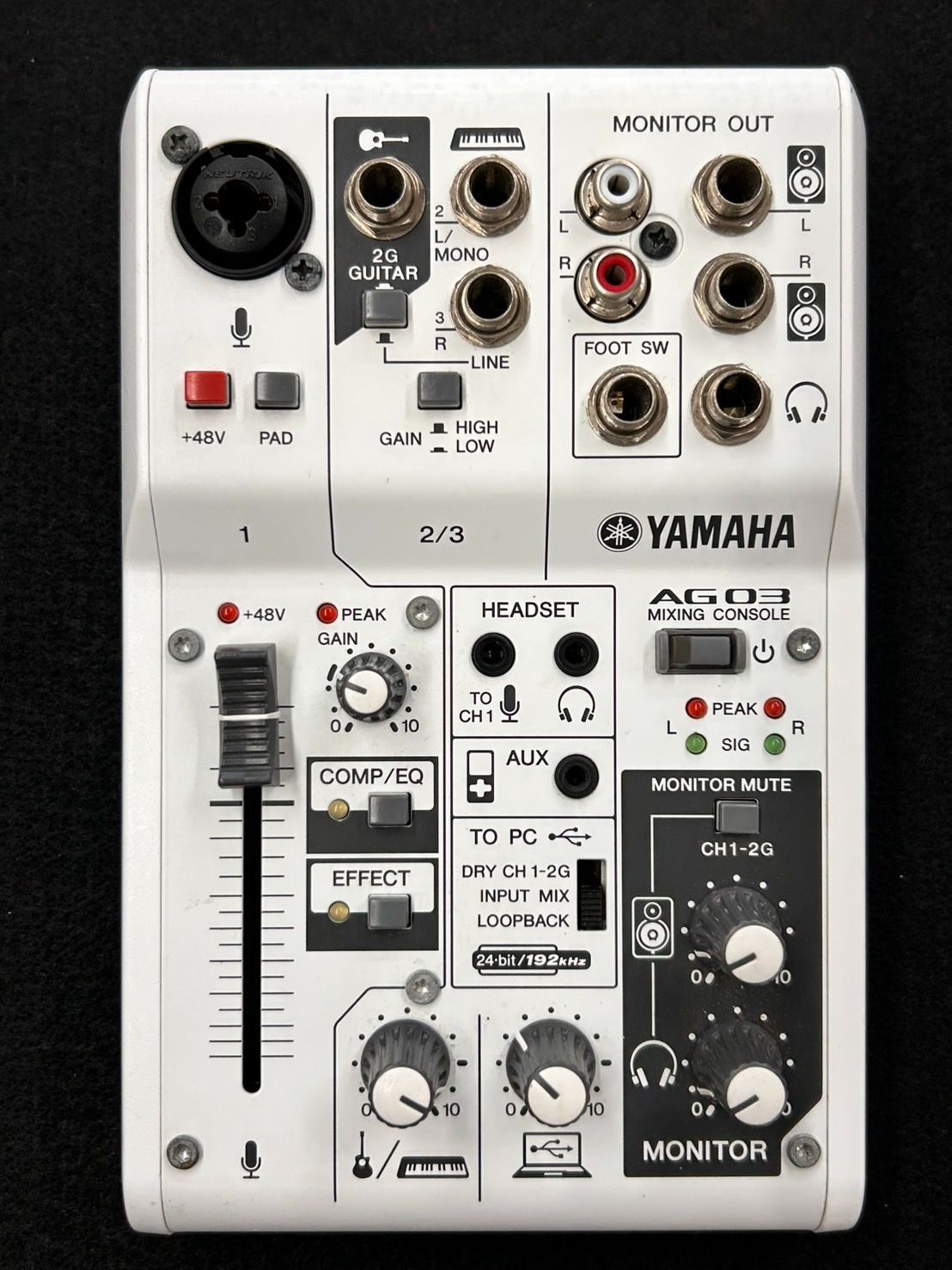 ▽YAMAHA ウェブキャスティングミキサー AG03 通電 のみ 00010