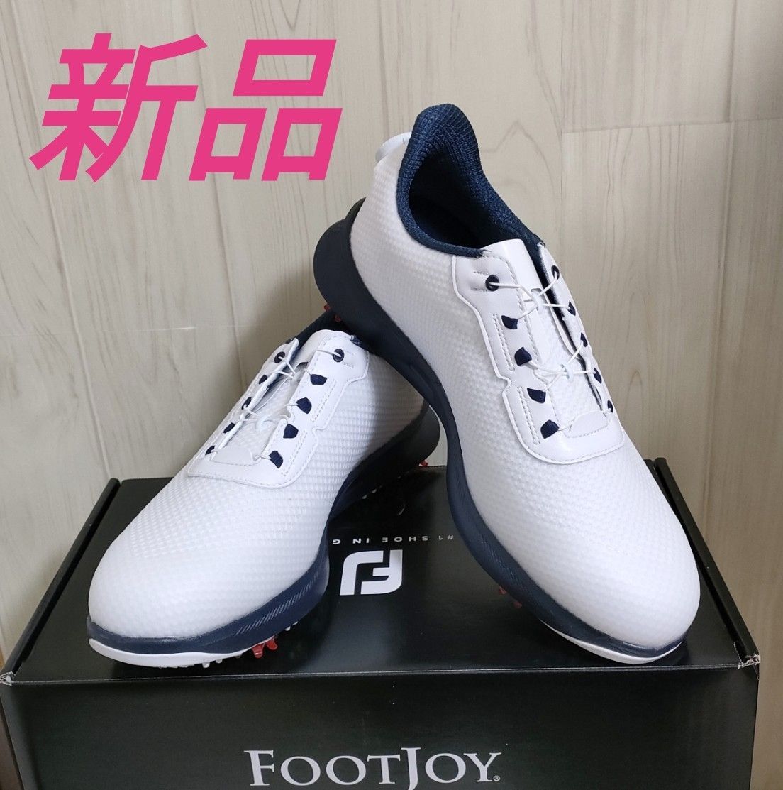 フットジョイ FootJoy ATAK BOA アタック ボア ソフトスパイク メンズ ゴルフシューズ 日本 ホワイト