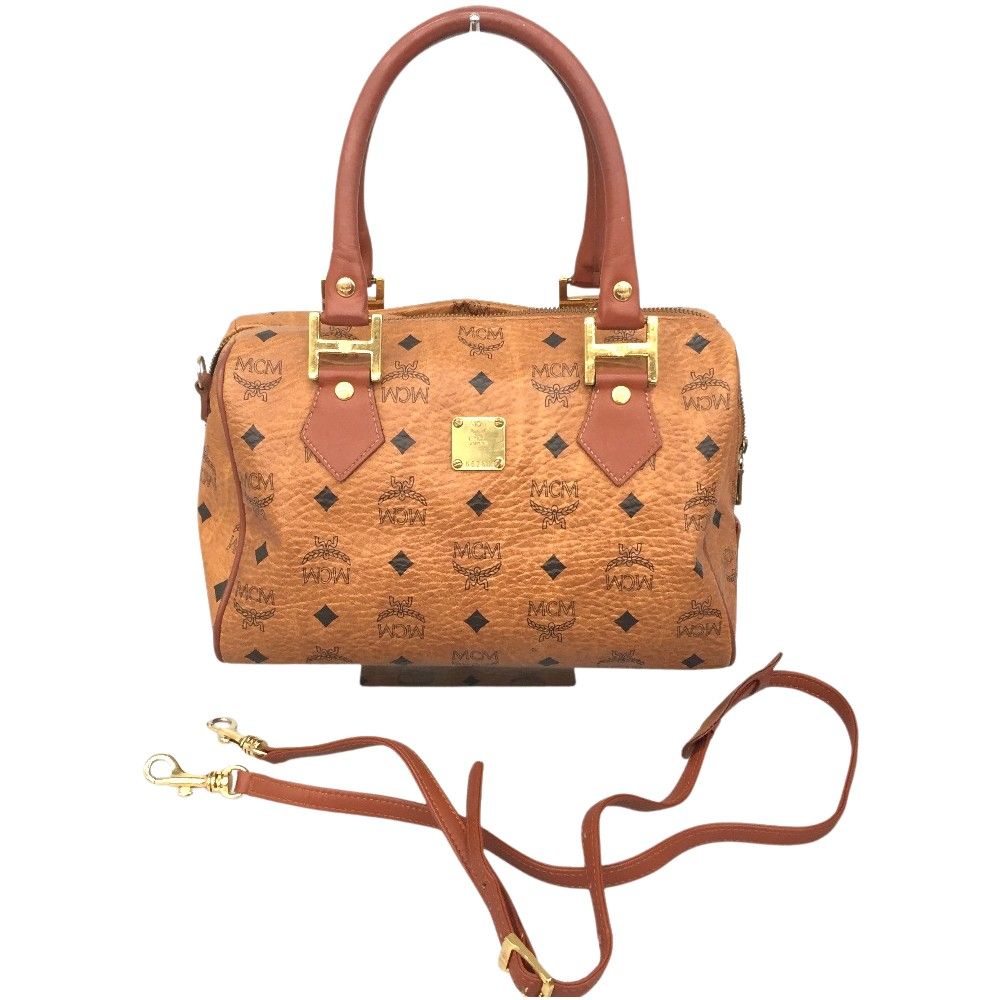 MCM ボストンバッグ 2way ショルダーバッグ MCM エム シー エム