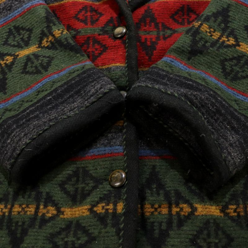 80's Woolrich ネイティブ柄ウールジャケット Woolrich ネイティブ柄ウールジャケット 80s usa製 メキシカン