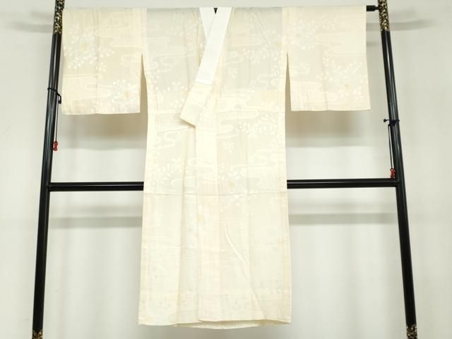 平和屋着物●長襦袢 無双仕立て 絞り 辻が花地紋 暈し染め 正絹 DAAW5993ud