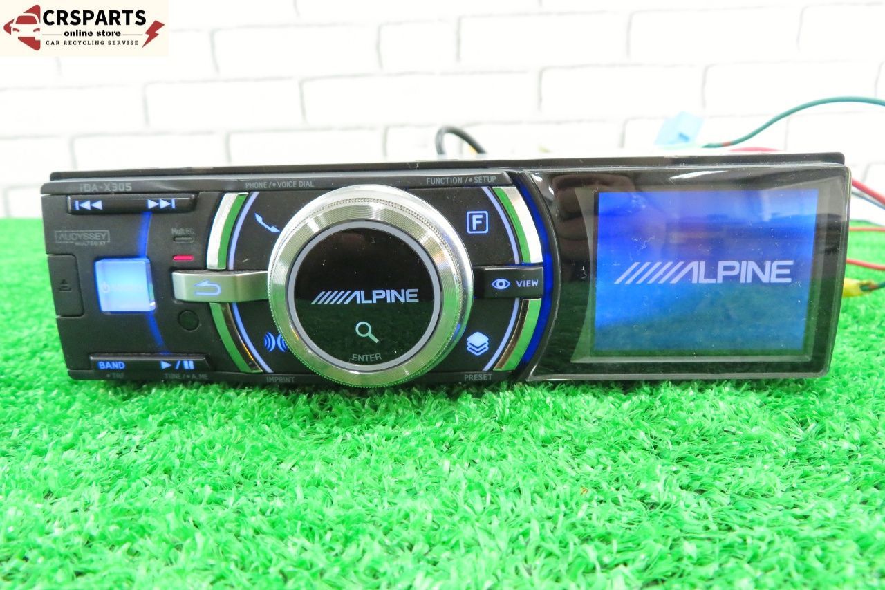 ALPINE iDA-X305 1DIN デジタルメディア ヘッド 2ユニット CD デッキ 取外 JE1 No 13811 BRIGHTFACE_UK