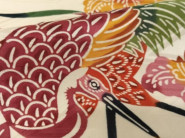 平和屋着物○豪華振袖 総絞り 松笹文 正絹 逸品 CAAZ0822vf 平和屋着物