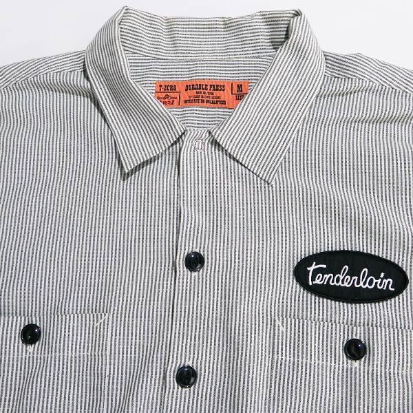TENDERLOIN テンダーロイン T-STRIPE WORK SHT L/S ストライプ 半袖