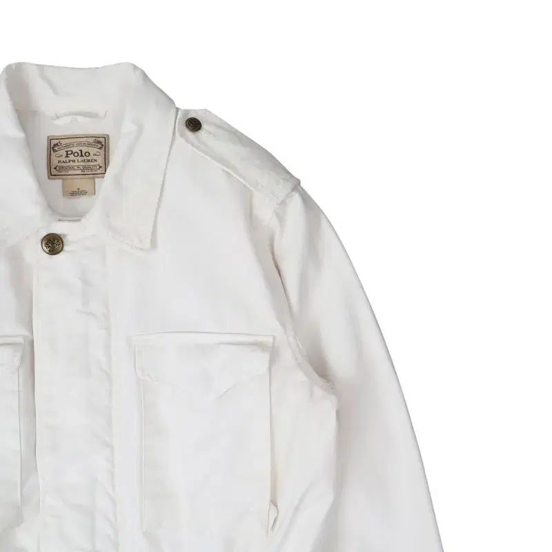 配送商品は通常配送無料。 ポロ Ralph Lauren ラルフローレン ウーマンズ ツイル オフホワイト フィールドジャケット 最大60％OFF！