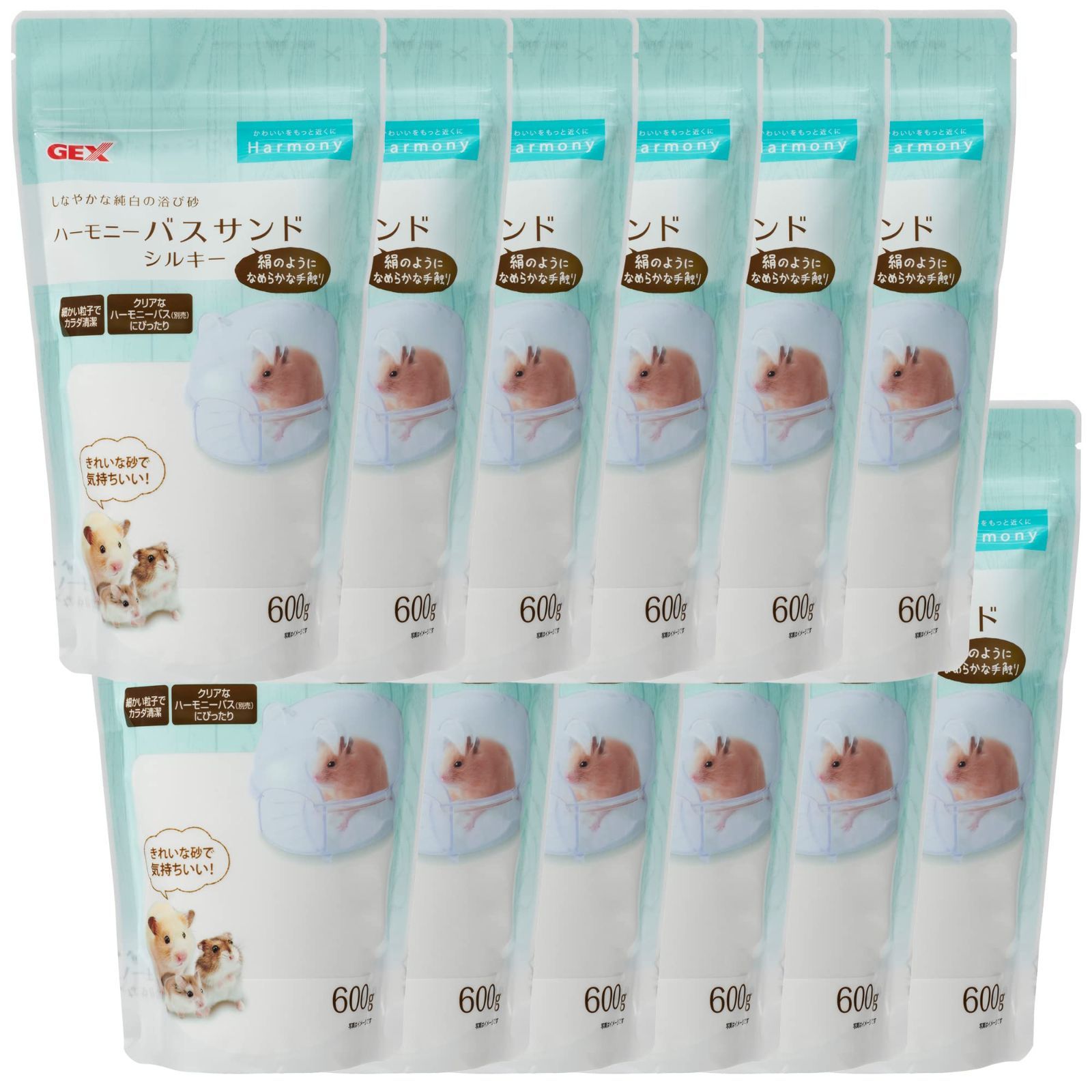 GEXジェックス Harmony ハーモニーバスサンド シルキー 600g×12個セット