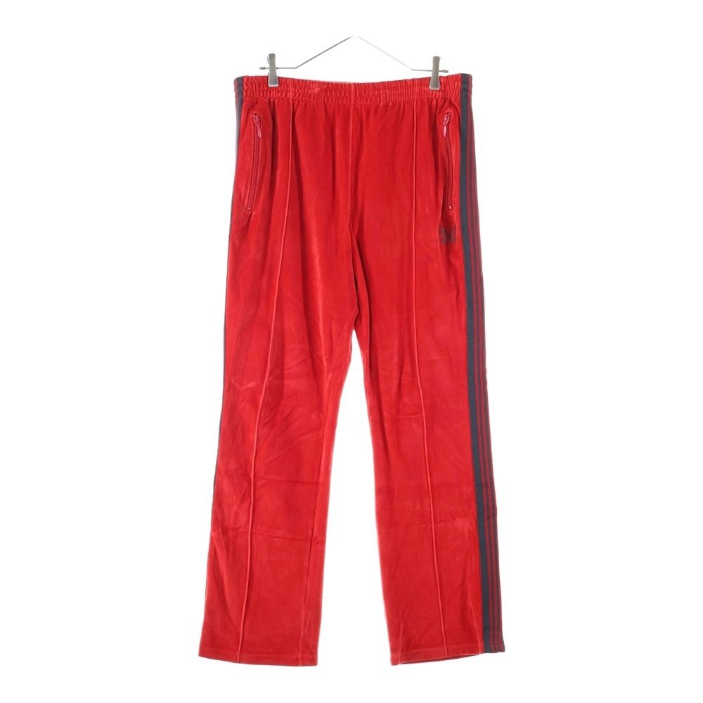 Needles ニードルス NARROW TRACK PANT ベロアトラックパンツ レッド NS253