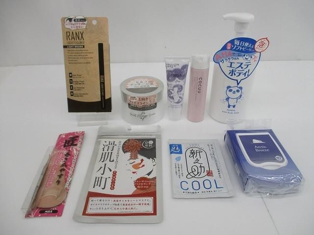 パンナ AHA泡ボディソープ|新之助 クール 入浴剤|ランクス リキッドアイライナー ライトブラウン等9点