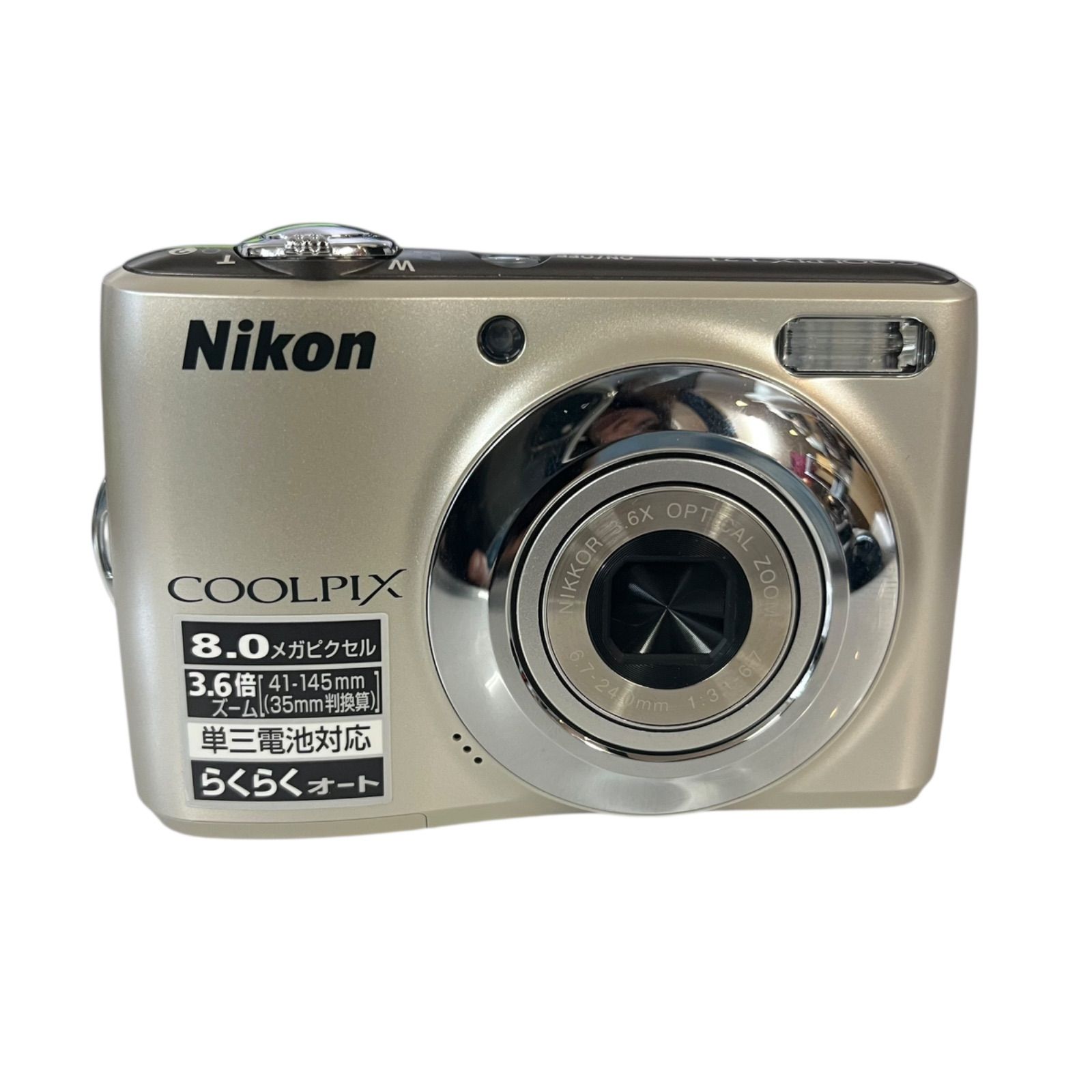 管31865】動作未確認☆NIKON ニコン COOLPIX L21 コンパクト