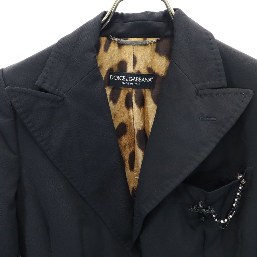 DOLCE&GABBANA　テーラードジャケット　38 ドルチェアンドガッバーナ イタリア製 ウール テーラードジャケット 38