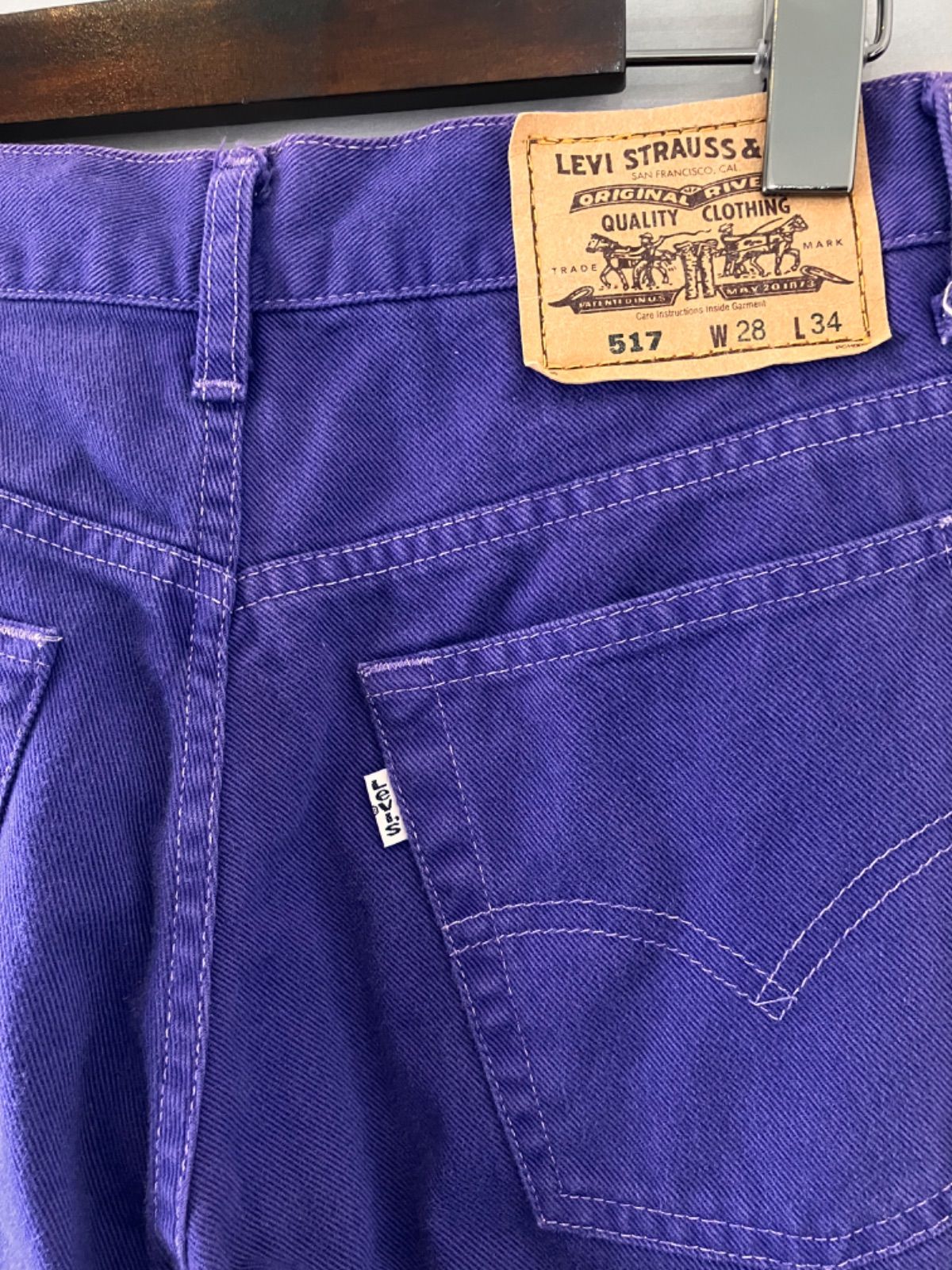 Levi's リーバイス517 ブーツカットフレアパンツ レッド W28L34 - その他