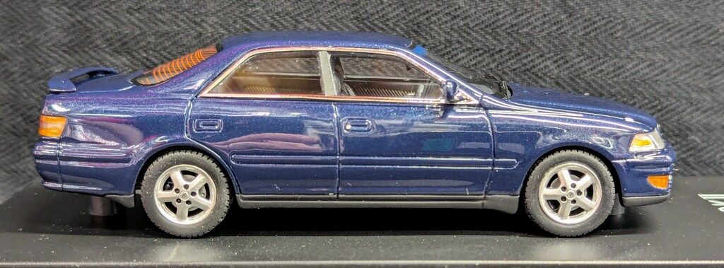  LA X 1 43 トヨタ マークII ツアラーV 1996年 ダークブルーマイカ L 43047 自動車 模型 プラモデル