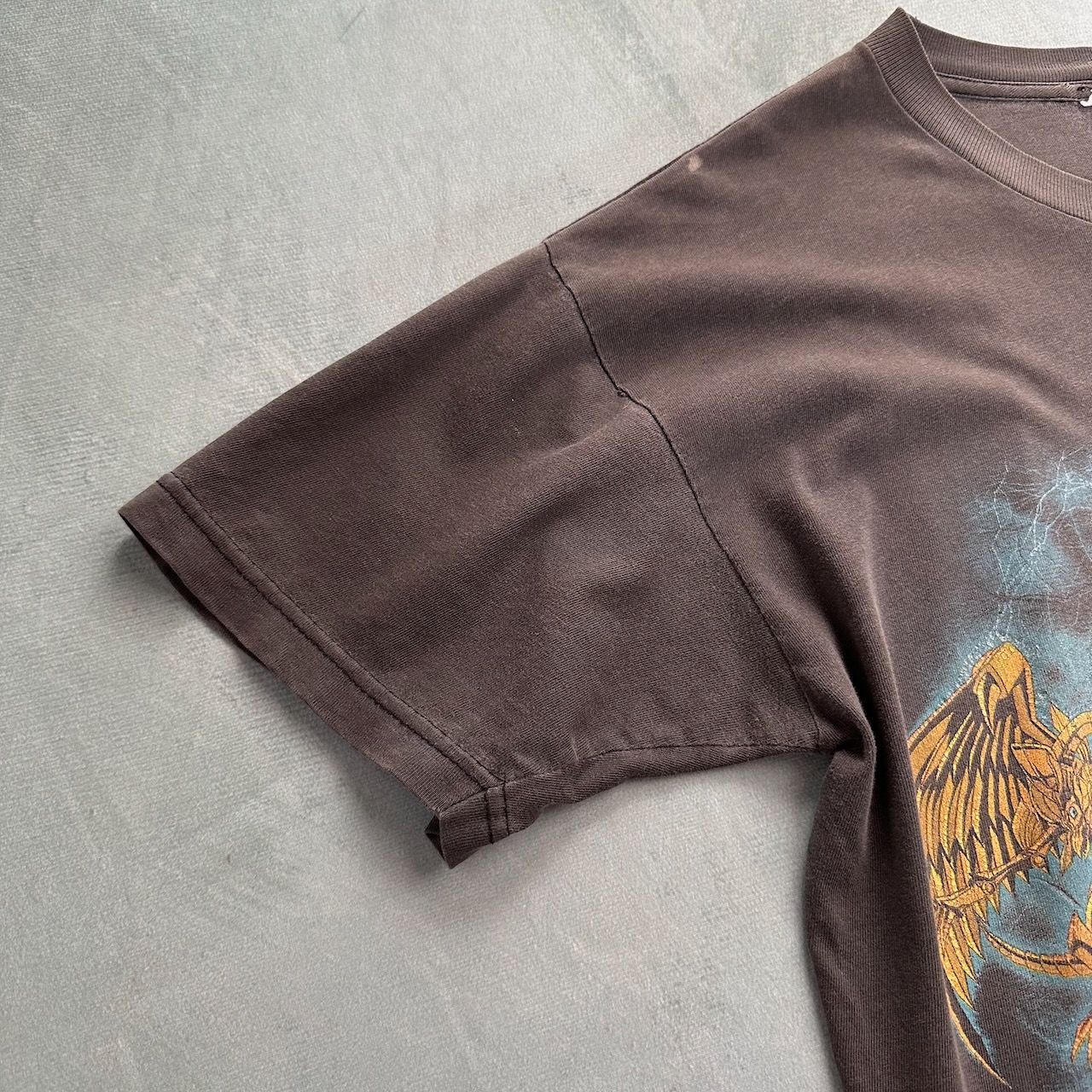 遊戯王 三幻神 アニメTシャツ 雰囲気系 ダークグレー - メルカリ