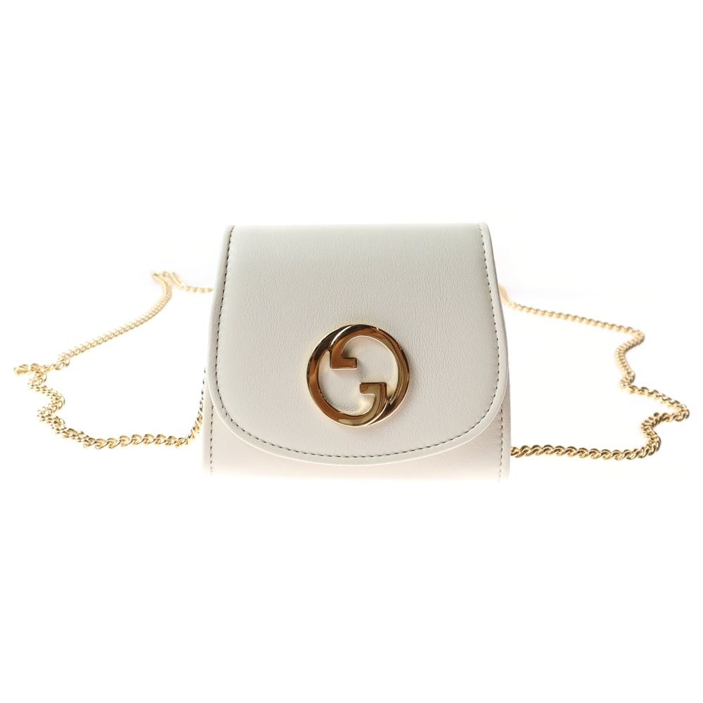 GUCCI ホワイト ゴールドチェーンショルダーバッググッチ GUCCI グッチ GG オフィディア チェーンショルダー 503877