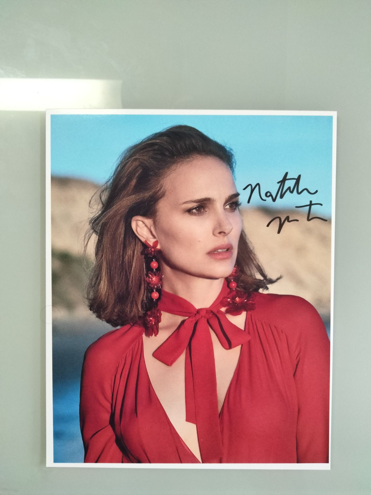 ナタリー・ポートマン直筆サイン入り大型写真…Natalie Portman