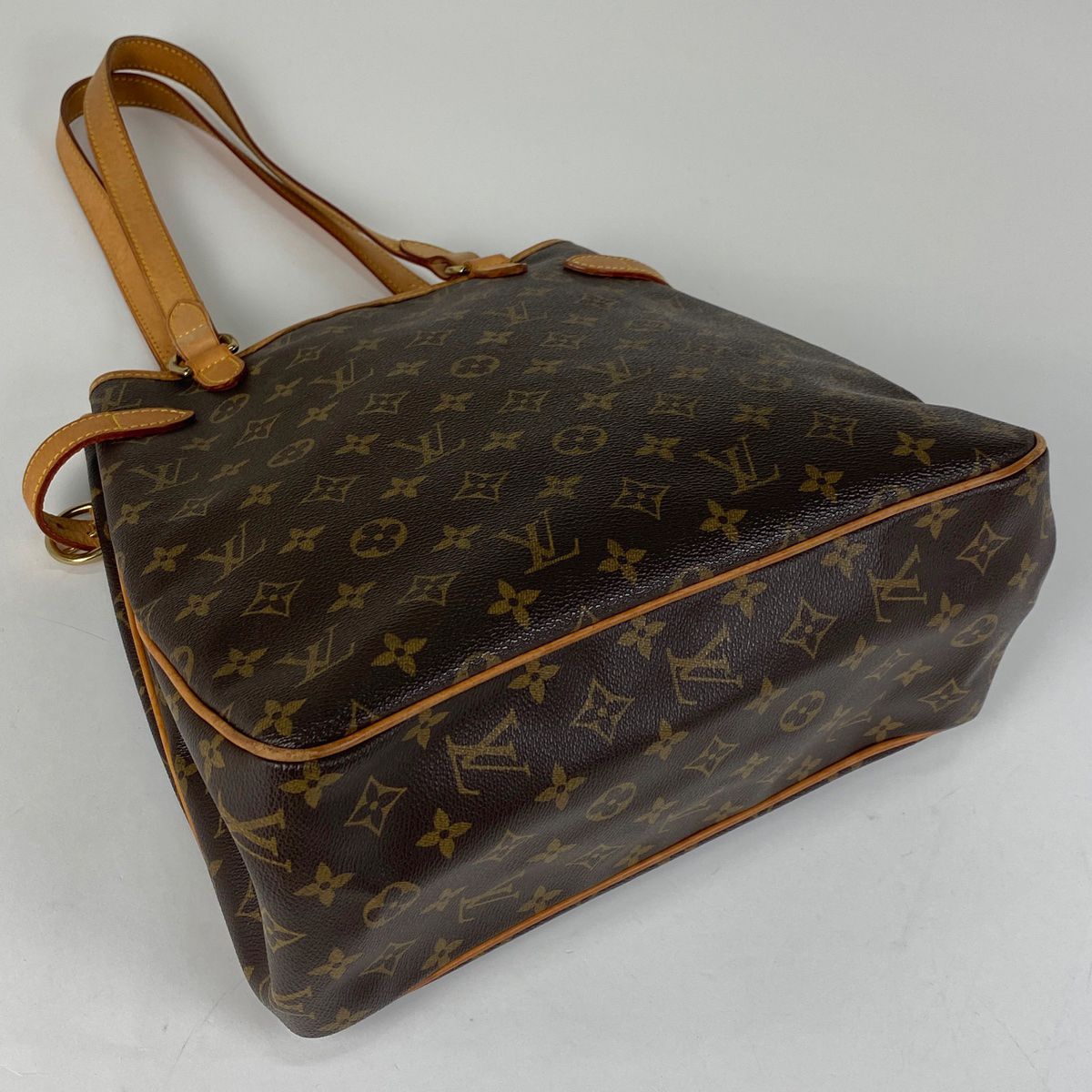 ルイ・ヴィトン Louis Vuitton バティニョール ヴェルティカル ショルダーバッグ トートバッグ モノグラム ブラウン M51153  レディース 【中古】