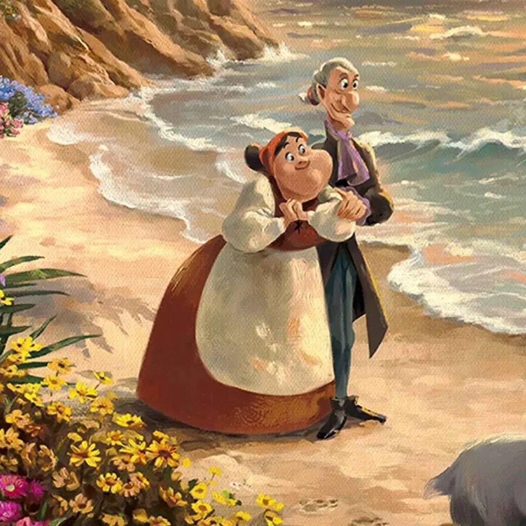 リトルマーメイド　絵画　トーマスキンケイド 楽天市場】【レビュー特典付き】ディズニー/トーマス キンケード