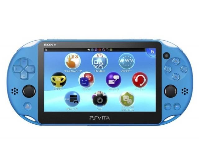 PlayStation Vita Wi-Fiモデル アクア ブルー PCH-2000ZA23 本体 ソニー