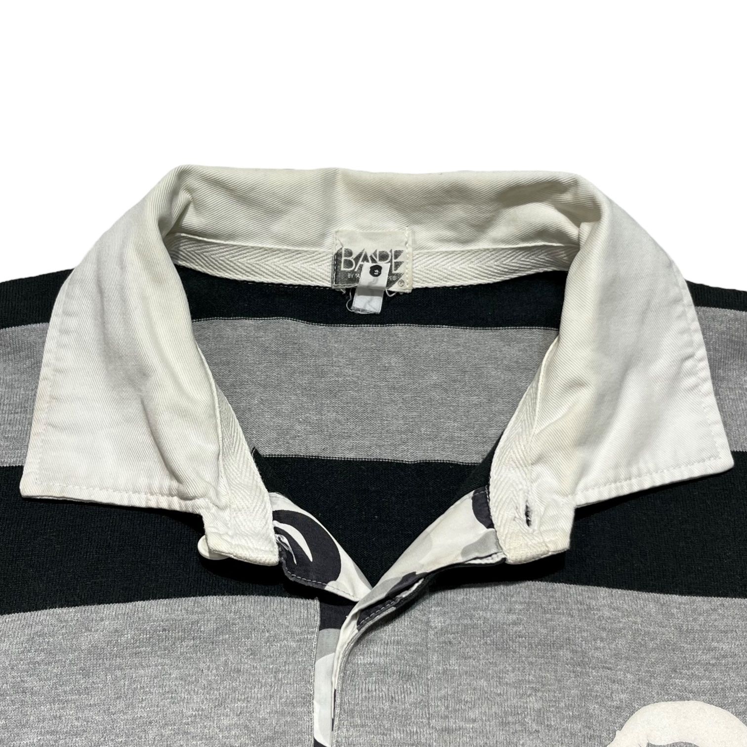 A Bathing Ape ラグビーポロ A BATHING APE(アベイシングエイプ) 00's rugby polo shirt ラガー