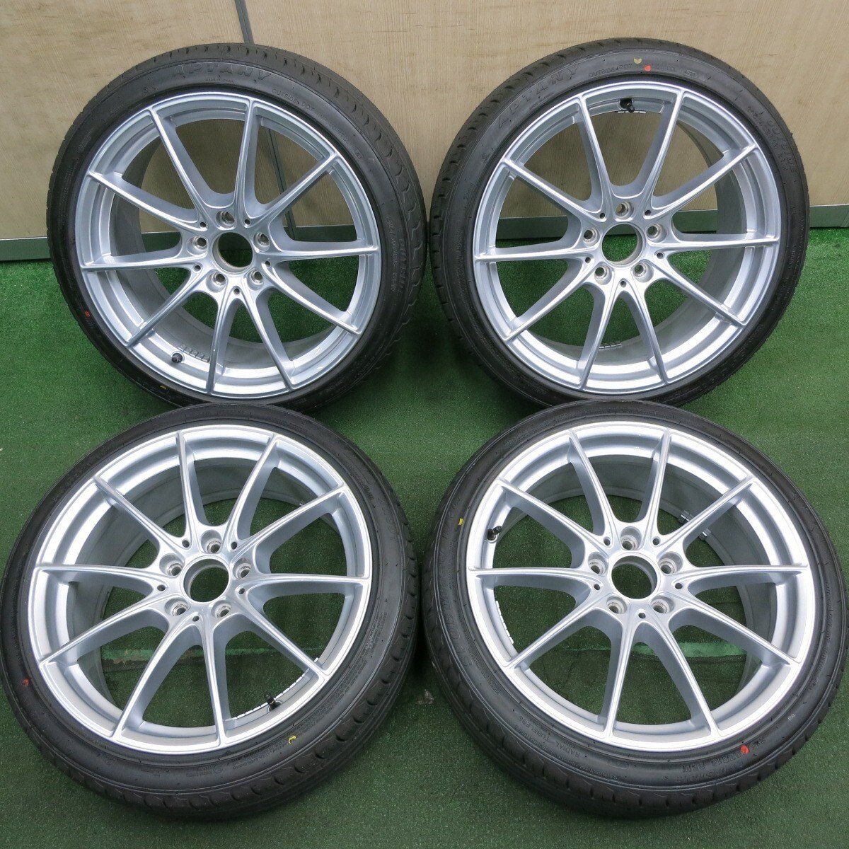 23年 キレイ ベンツ W223 Sクラス 純正 215 40R18 アプタニー SPORT macro RA301 PCD112 5H 4042008HAノ