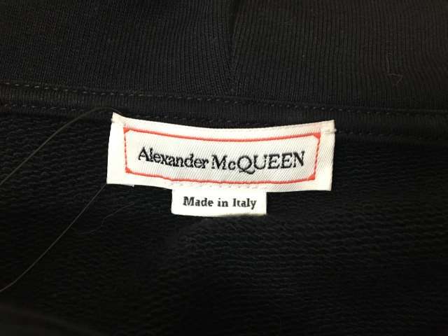 中古】 23SS ｲﾀﾘｱ製 ALEXANDER McQUEEN ｱﾚｷｻﾝﾀﾞｰﾏｯｸｲｰﾝ ﾊﾟｰｶｰ ﾛｺﾞﾌﾟﾘﾝﾄ