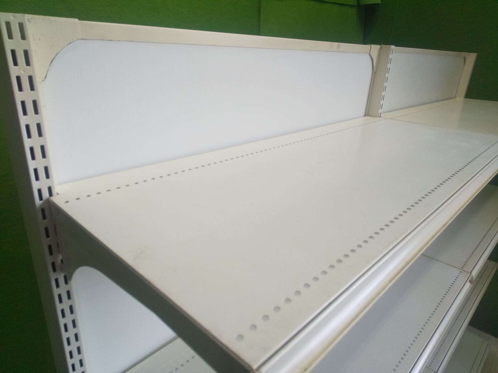 ２連結片面３段什器 背面ボードタイプ
