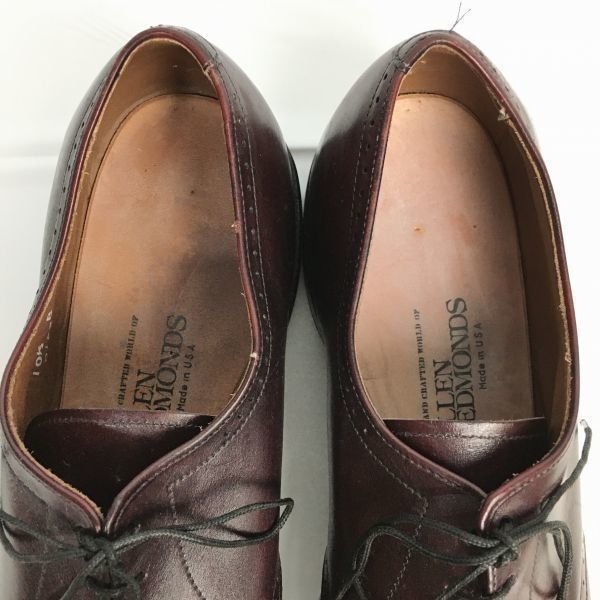 SALE>ALLEN EDMONDS アレンエドモンズ Tom.Dick.Harry ウイングチップ ビジネスシューズ バーガンディ  size10.5B 27.0-28.0/メンズ/菅NO.WZD-120 #BUZZBERG - メルカリ